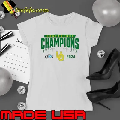 2024 Big Ten Football Conference Champions Oregon Ducks Endzone Rush Shirt