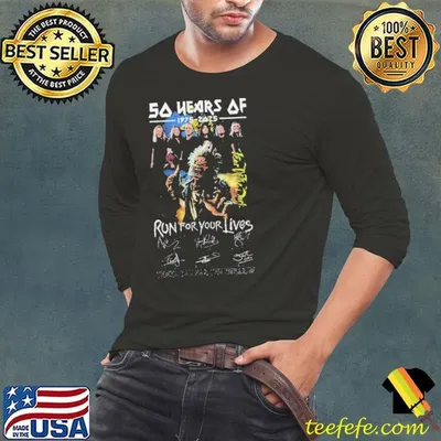 50 Years of Iron Maiden Run for Your Lives Commemorative thank you for the memories Shirt