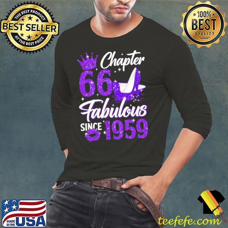66th Birthday Made in 1959 66 Years Old High Heel T-Shirt