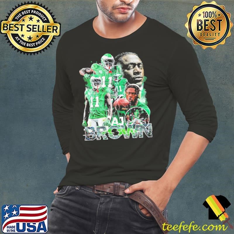 AJ Brown American professional football wide Vintage Bootleg Long Sleeve Tee