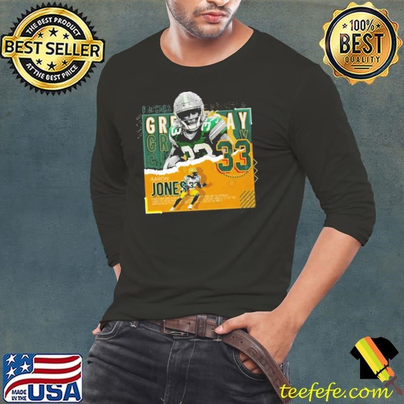 Aaron Jones American professional football running back Paper Poster Packers T-Shirt