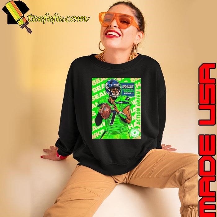 Action Green under the lights Sunday Night Football Dec 15 2024 Seattle Seahawks vs Green Bay Packers Poster Sweatshirt