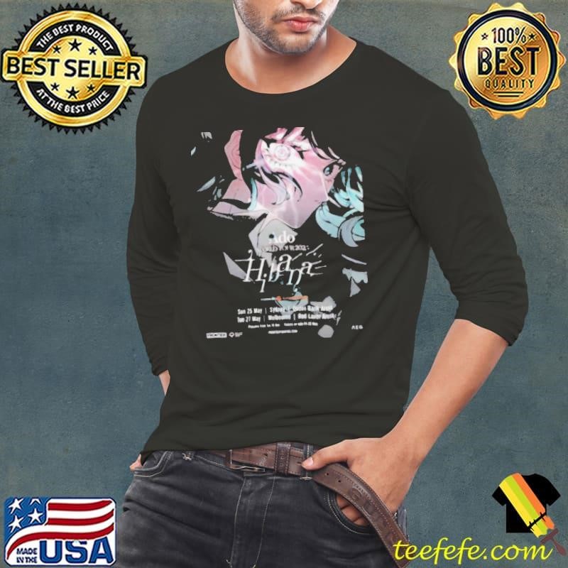 Ado World Tour 2025 Hibana On May 25 27 In Sydney And Melborne T Shirt