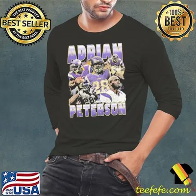 Adrian Peterson American professional football running back T-Shirt