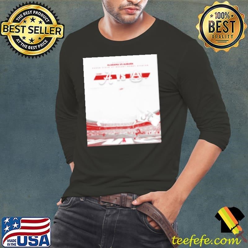 Alabama Crimson Tide Vs Auburn Tigers SEC November 30 Saban Field At Bryant Denny Stadium Home 2024 Long Sleeve Tee