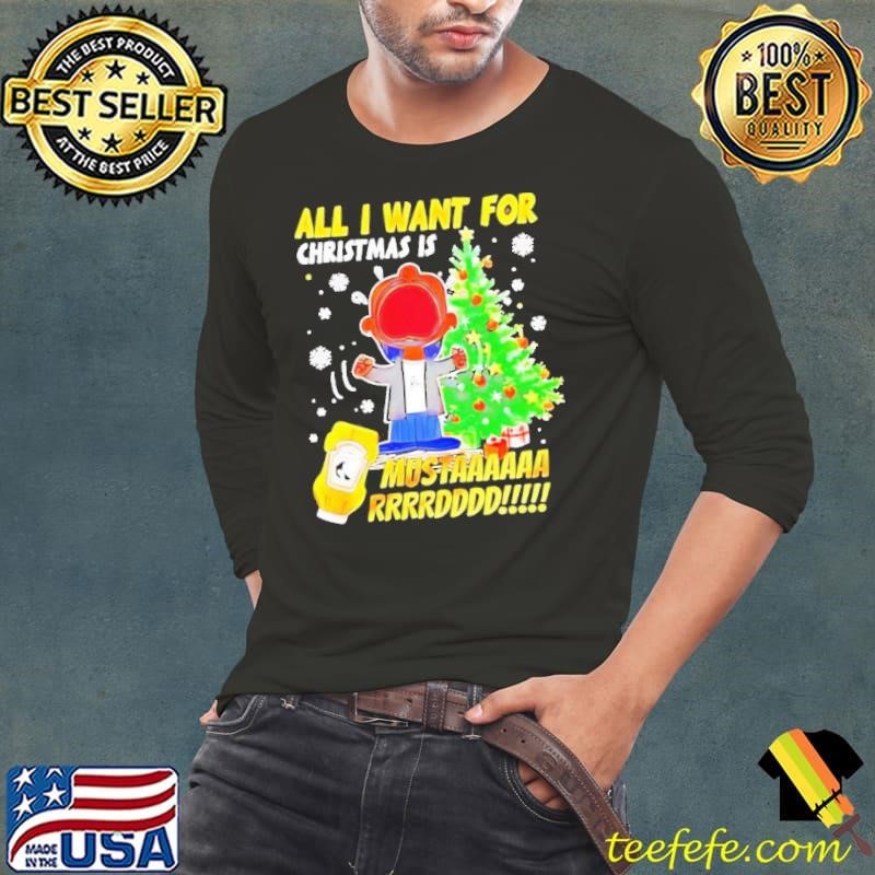 All I Want For Christmas is Mustard Kendrick Lamar Shirt