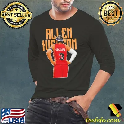 Allen Iverson Stand Focus #3 Bold American former professional basketball T-Shirt