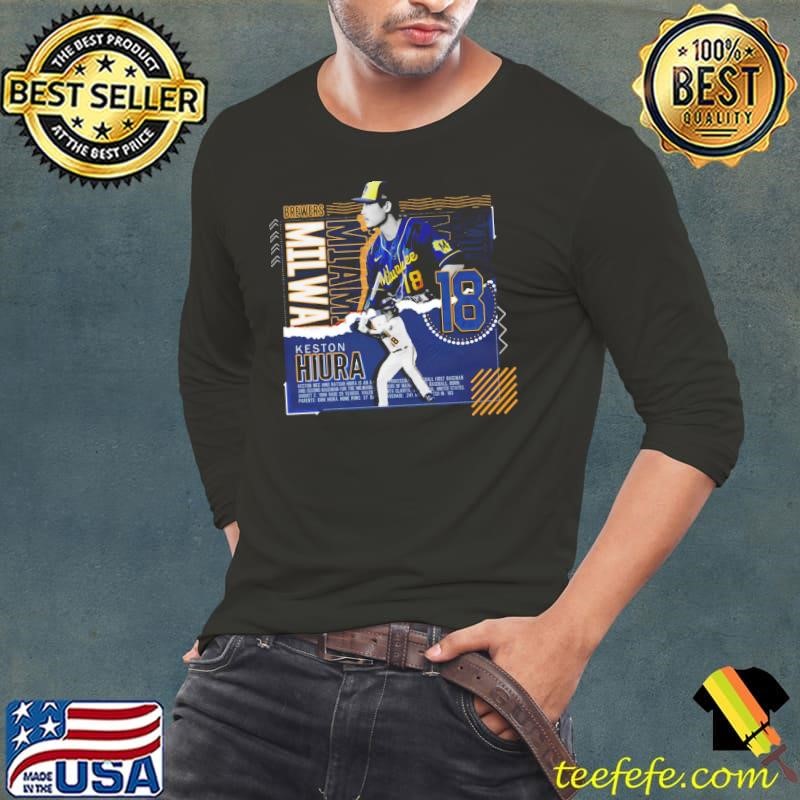 American professional baseball first baseman keston hiura T-Shirt