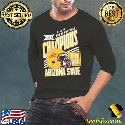 Arizona State Big 12 Champions Helmet Shirt