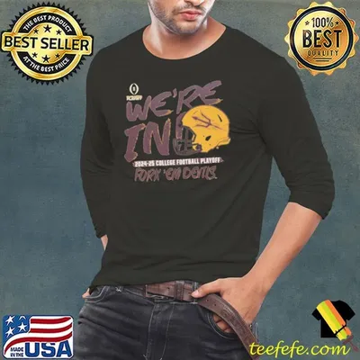 Arizona State Sun Devils Football College Football Playoff We’re In Fork ‘Em Devils Retro 2024 25 shirt