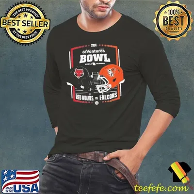 Arkansas State Red Wolves Vs Bowling Green Falcons 2024 68 Ventures Bowl Head To Head Shirt