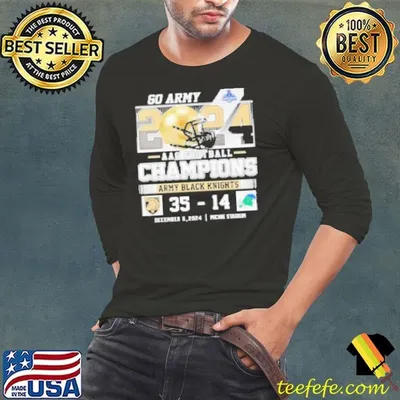 Army Black Knights AAC Football Champions 2024 Go Army Shirt