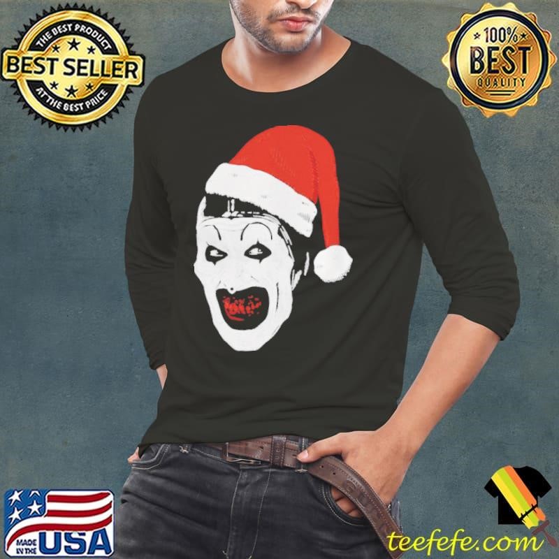 Art Christmas Terrifier Santa Long Sleeve Tee