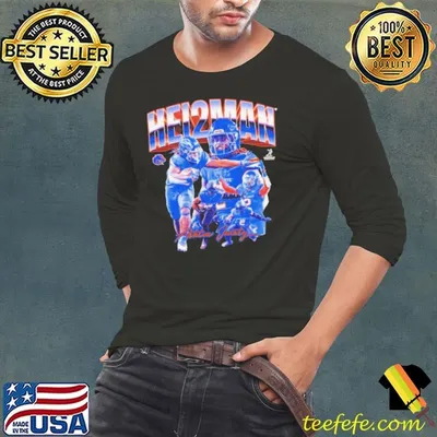 Ashton Jeanty Heisman Finalist Player Boise State Broncos Football shirt