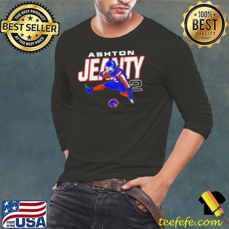 Ashton Jeanty No.2 Boise State Broncos Football Shirt
