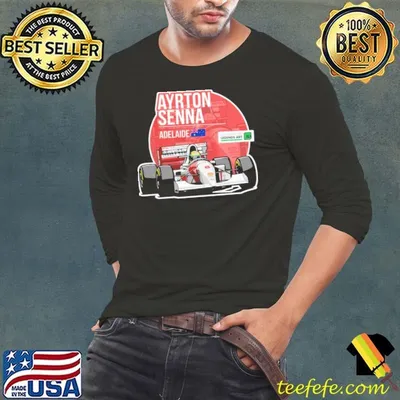 Ayrton Senna 1993 Adelaide Brazilian racing driver T-Shirt