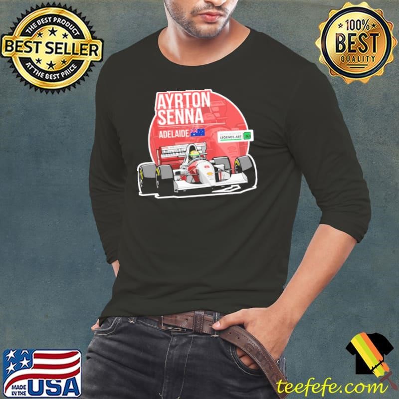 Ayrton Senna 1993 Adelaide Brazilian racing driver T-Shirt