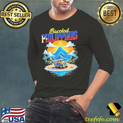 Bacolod Philippines Vacation Souvenir Filipino Pride Sunset Shirt