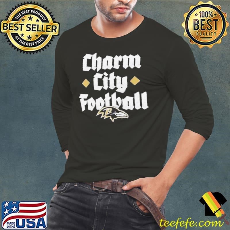 Baltimore Ravens Charm City Football Long Sleeve Tee