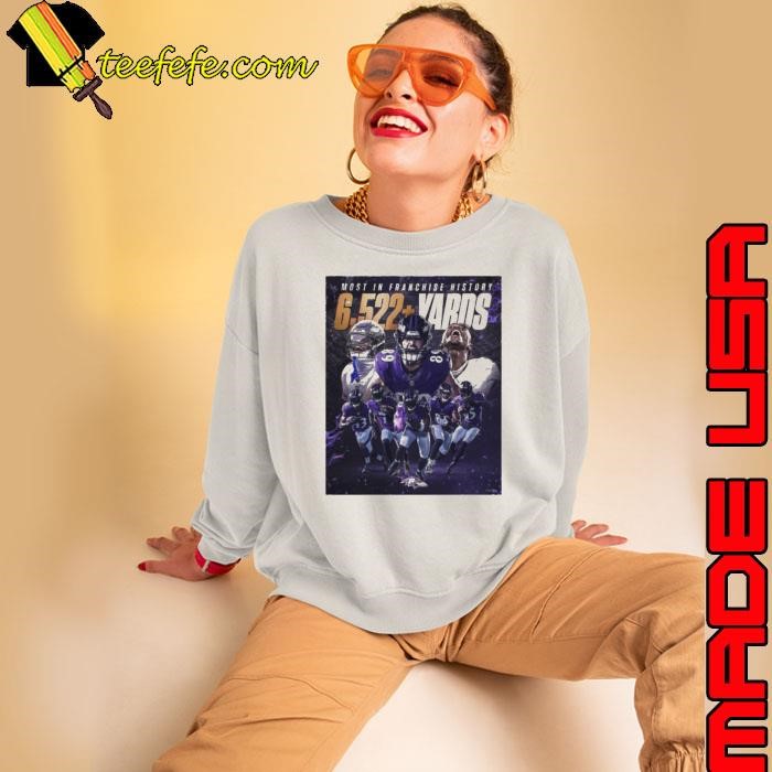 Baltimore Ravens NFL Jackson Andrews Flowers Agholor Likely Henry Most In Franchise Sweatshirt