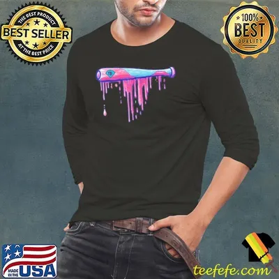 Baseball Bat With Sprinkles Drip Shirt
