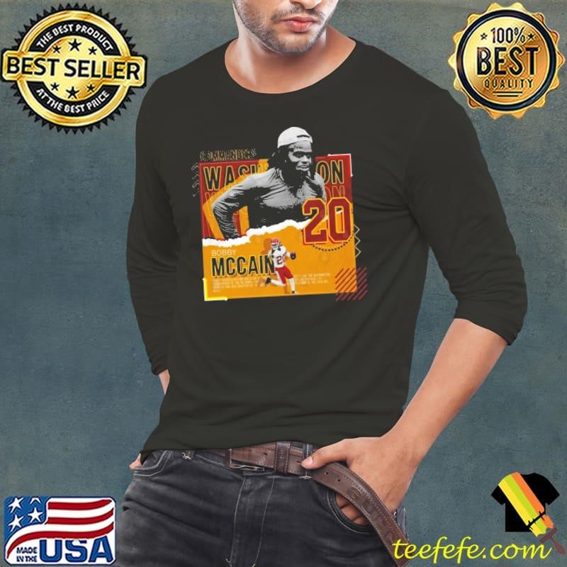 Bobby Mccain American professional football safety Poster Commanders Long Sleeve Tee