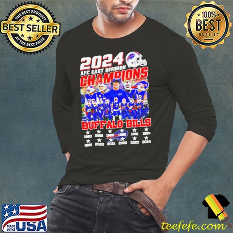 Buffalo Bills 2024 AFC East Division Champions 12 time Long Sleeve Tee