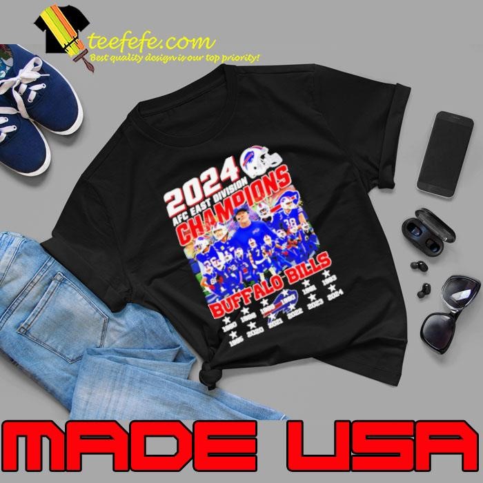 Buffalo Bills 2024 AFC East Division Champions 12 time Unisex