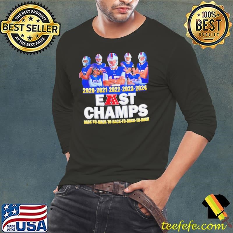 Buffalo Bills East Champs back to back 2020 2024 Long Sleeve Tee