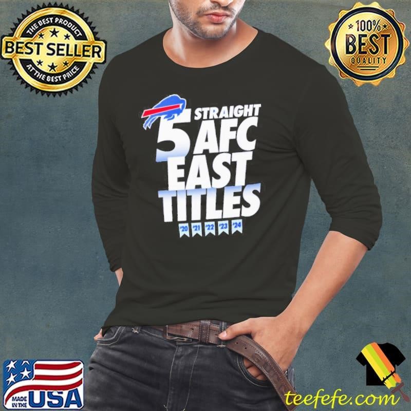Buffalo Bills Five-Straight AFC East Division Champions Our Time Is Now Long Sleeve Tee