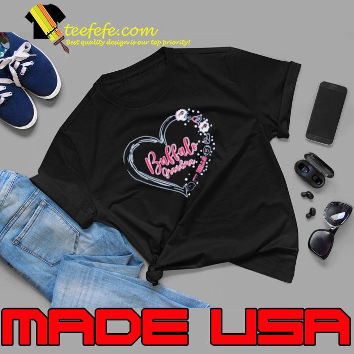 Buffalo Bills Grandma Heart Design T Unisex