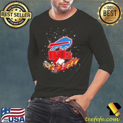 Buffalo Bills Snoopy Christmas shirt