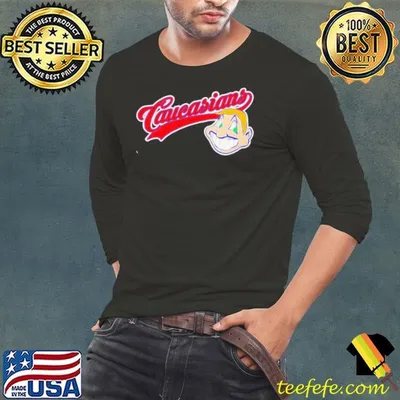 Caucasians Red Skins Parody icon shirt