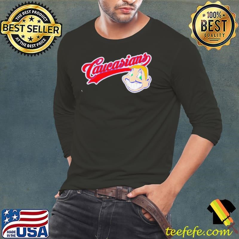 Caucasians Red Skins Parody icon shirt