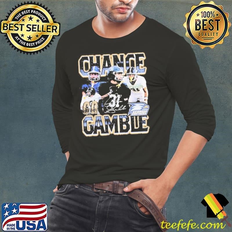 Chance Gamble Georgia Southern Eagles 90s Graphic Signature Long Sleeve Tee