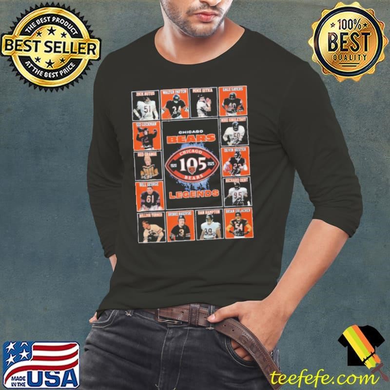 Chicago Bears 1920 2025 Legends 105 Years Shirt