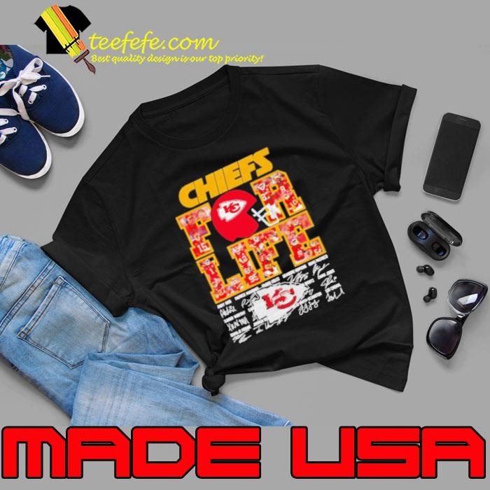 Chiefs for life players signatures Unisex