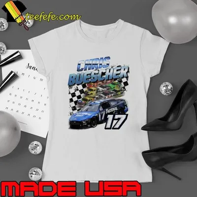 Chris Buescher American professional stock car racing driver Retro Bootleg T-Shirt