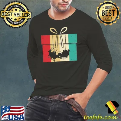 Christmas Present Reindeer Christmas Santa Claus shirts