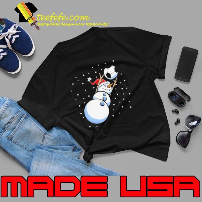 Christmas Xmas Goalkeeper Soccer Snowman Unisex