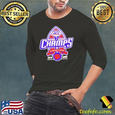 Clemson Tigers Blue 84 2024 ACC Football Conference Champions Locker Room Shirt