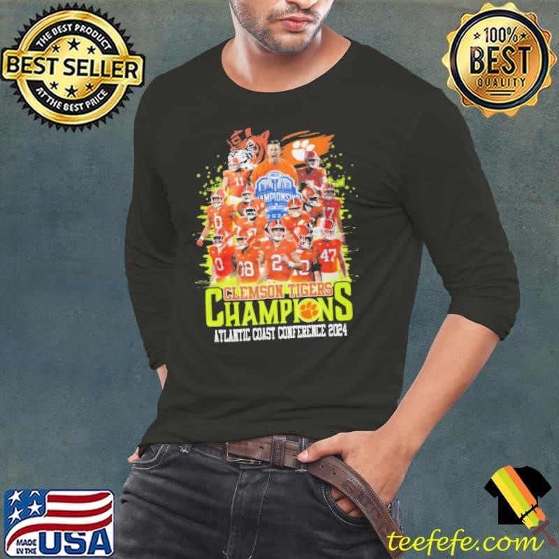 Clemson Tigers Champions Atlantic Coast Conference 2024 Shirt