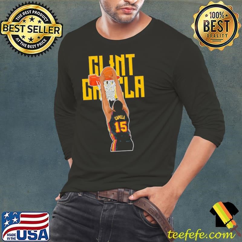 Clint Capela Slam Dunk #15 Bold Swiss professional basketball Long Sleeve Tee
