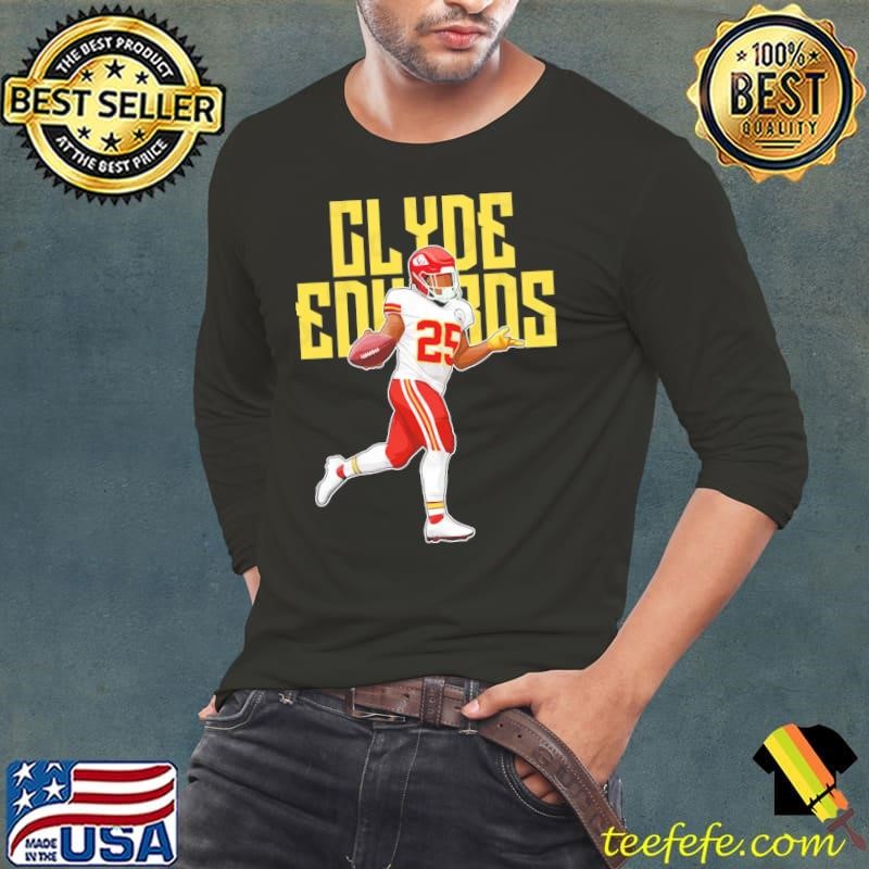 Clyde Edwards-Helaire Running Back #25 Bold T-Shirt