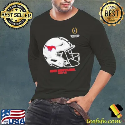 College Football Playoff 2024 2025 SMU Mustangs Helmet Shirt