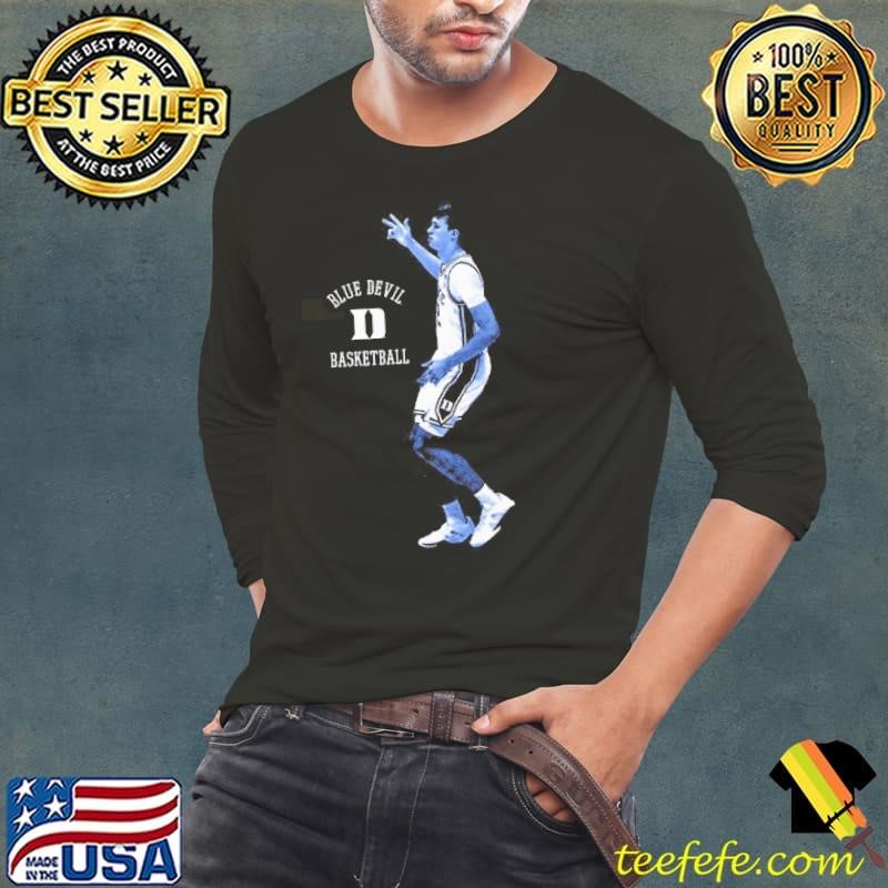 Cooper Flagg Duke Blue Devils Portrait Graphic Long Sleeve Tee