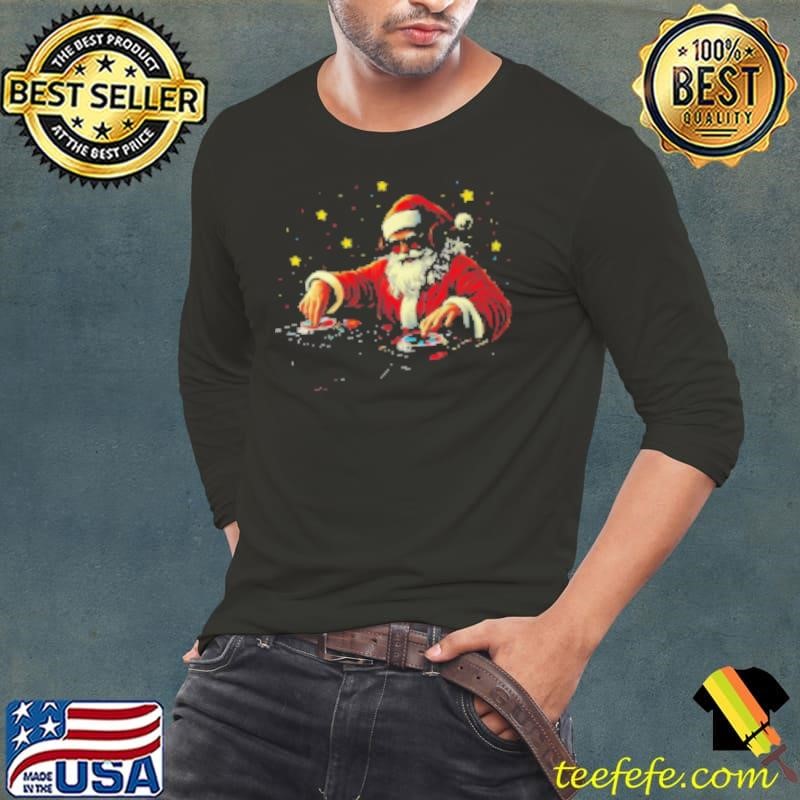 DJ Santa Claus Christmas Beats Funny House Music Musical Shirt