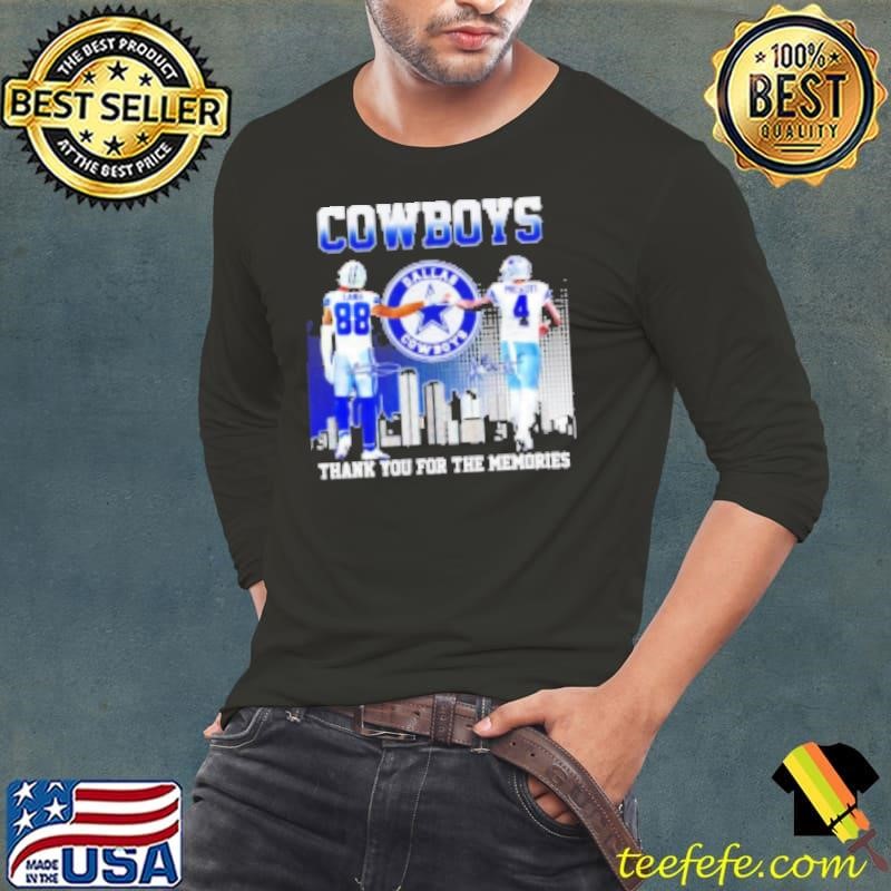 Dallas Cowboys CeeDee Lamb Dak Prescott thank you for the memories Shirt