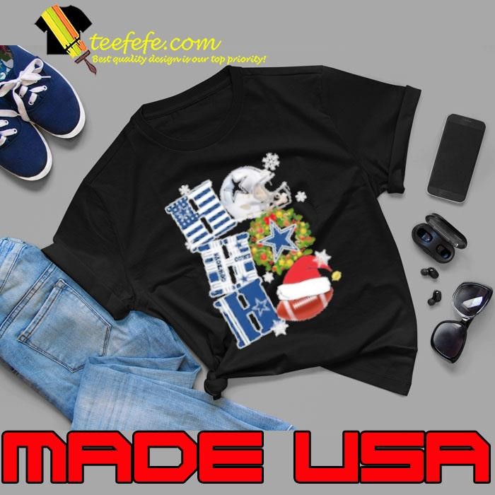 Dallas Cowboys Ho Ho Ho Merry Christmas 4 Unisex