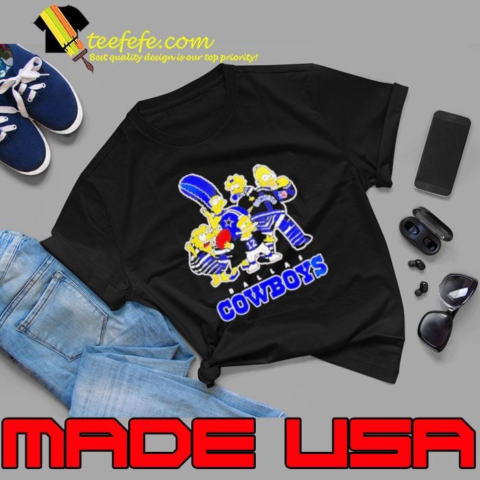 Dallas Cowboys The Simpsons cartoon Unisex
